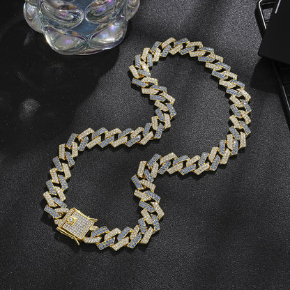 Diamond Men's Hip Hop Style Chunky Necklace