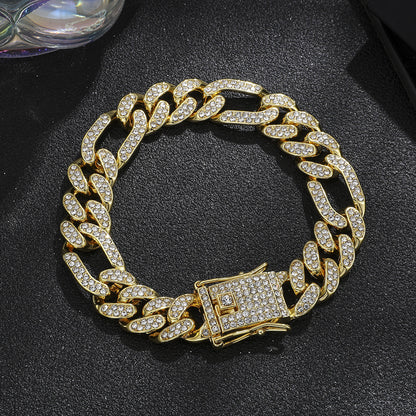 Diamond Men's Hip Hop Style Chunky Necklace